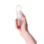 Прозрачная закрытая насадка на пенис TOYFA A-Toys - 15,2 см