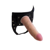 Страпон Харнесс из двух предметов: трусики с плугом и насадка-фаллос - 18 см. Страпон Харнесс из двух предметов: трусики с плугом и насадка-фаллос - 18 см.