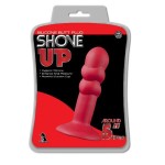 Красная анальная пробка SHOVE UP 5INCH SILICONE BUTT PLUG RED - 12,7 см
