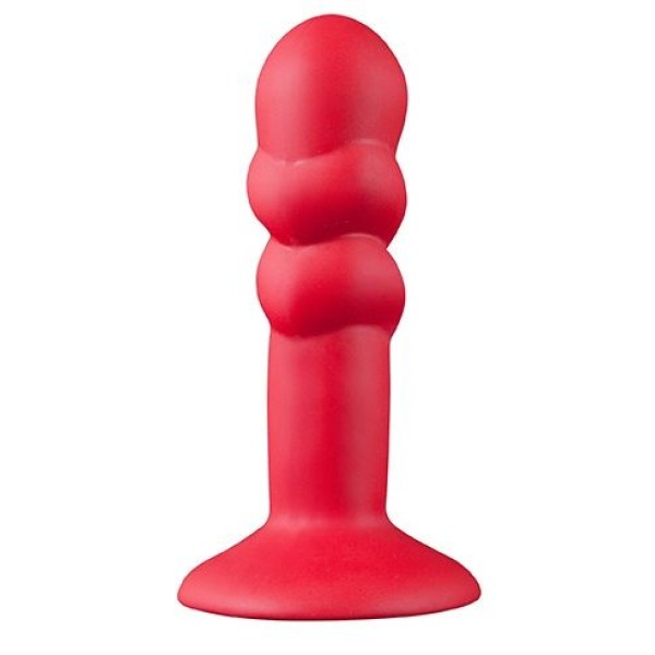 Красная анальная пробка SHOVE UP 5INCH SILICONE BUTT PLUG RED - 12,7 см