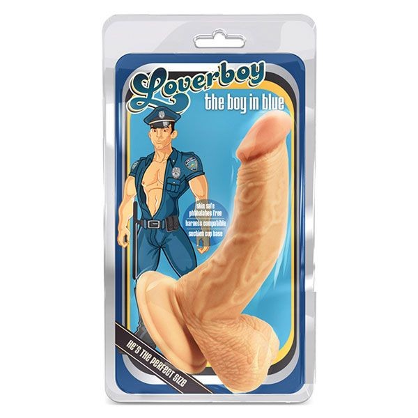 Телесный фаллоимитатор The Boy in Blue - 16,5 см 