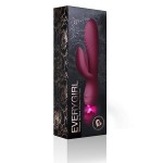 Фиолетовый вибратор-кролик Every Girl - 18,2 см