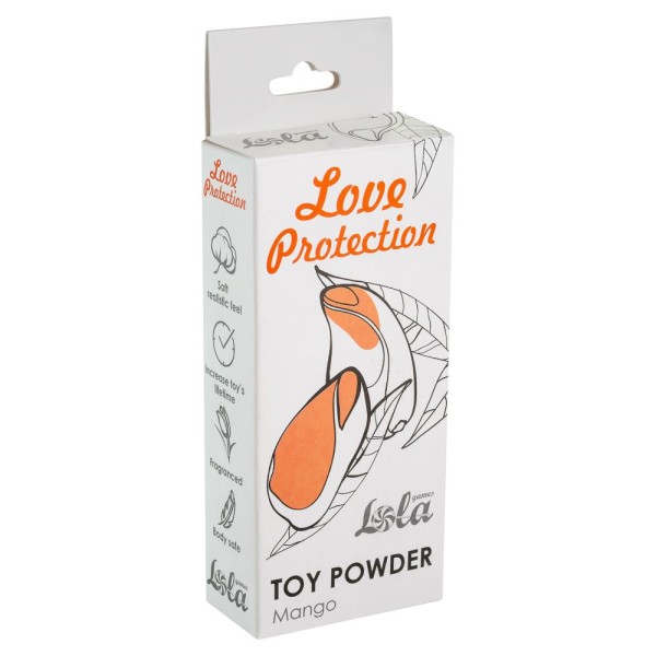 Пудра для игрушек Love Protection с ароматом манго - 15 гр