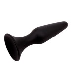 Черная анальная пробка L Silicone Plug - 12,8 см
