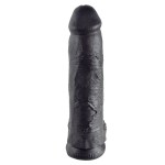 Чёрный фаллоимитатор-гигант 12  Cock with Balls - 30,5 см