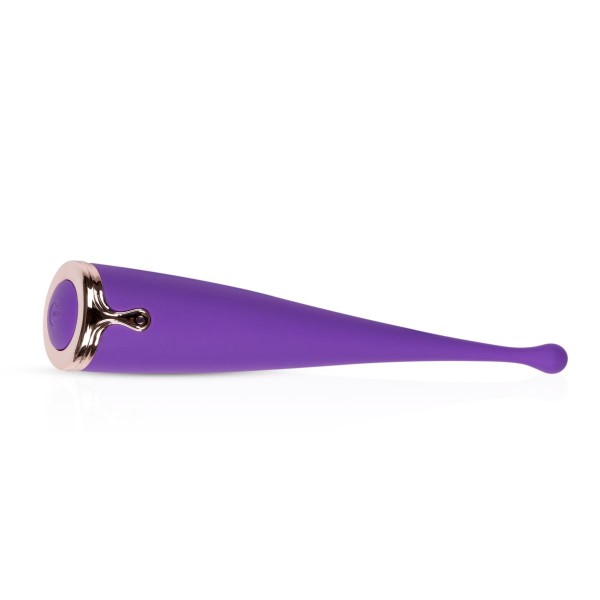 Фиолетовый клиторальный вибратор The Countess Pinpoint Vibrator - 19 см