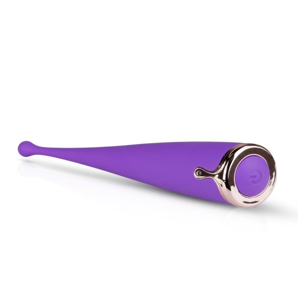 Фиолетовый клиторальный вибратор The Countess Pinpoint Vibrator - 19 см