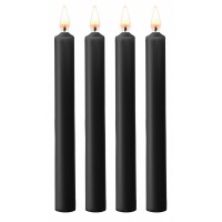 Набор из 4 черных восковых свечей Teasing Wax Candles Large Набор из 4 черных восковых свечей Teasing Wax Candles Large