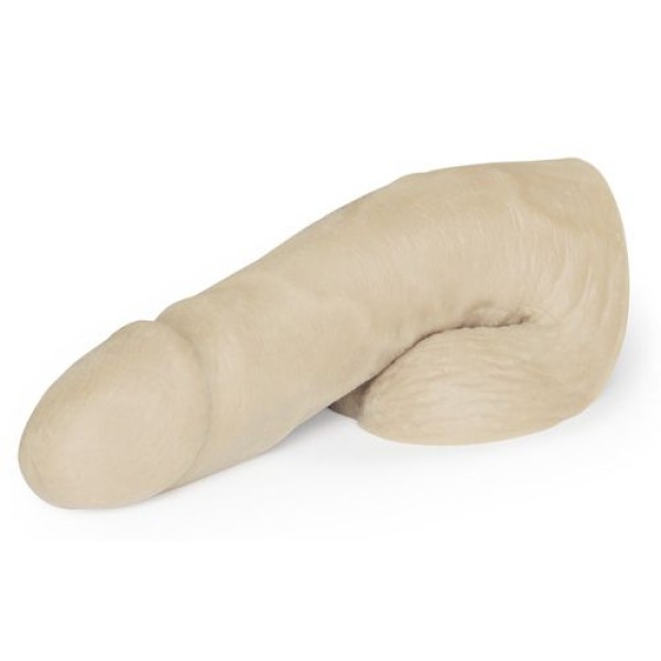 Мягкий имитатор пениса Fleshton Limpy среднего размера - 17 см