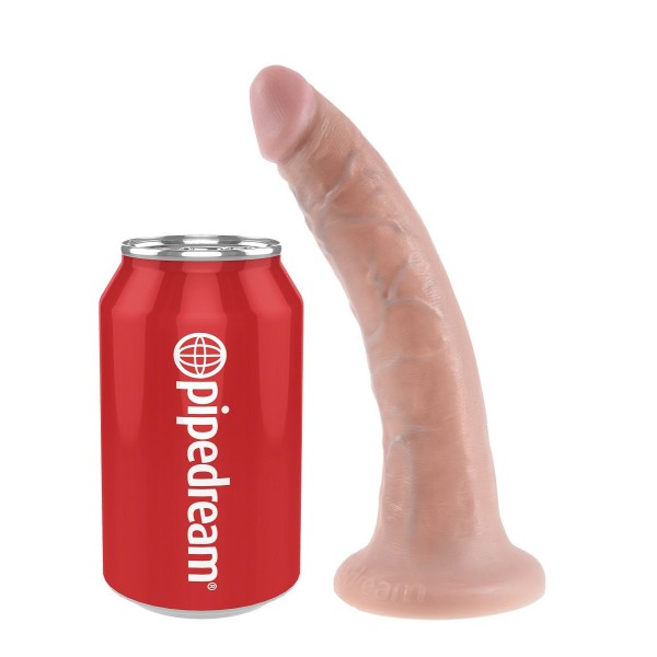 Телесный фаллоимитатор с присоской 7  Cock - 17,8 см