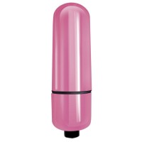 Розовая гладкая вибропуля Mady - 6 см.