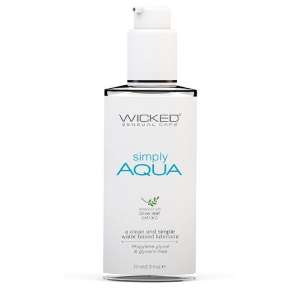 Легкий лубрикант на водной основе Wicked Simply AQUA - 70 мл