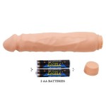 Телесный вибратор-реалистик Barbara - 25,5 см