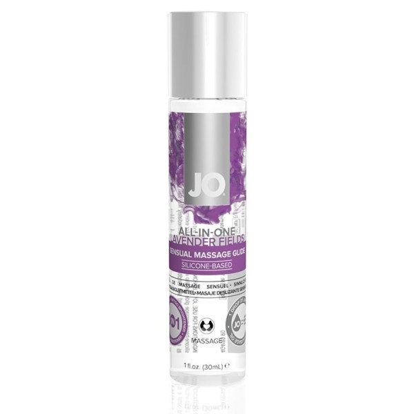 Массажный гель ALL-IN-ONE Massage Oil Lavender с ароматом лаванды - 30 мл