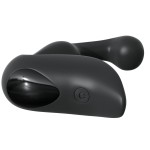 Черный вибромассажер простаты с пультом ДУ Control P-Spot Pro