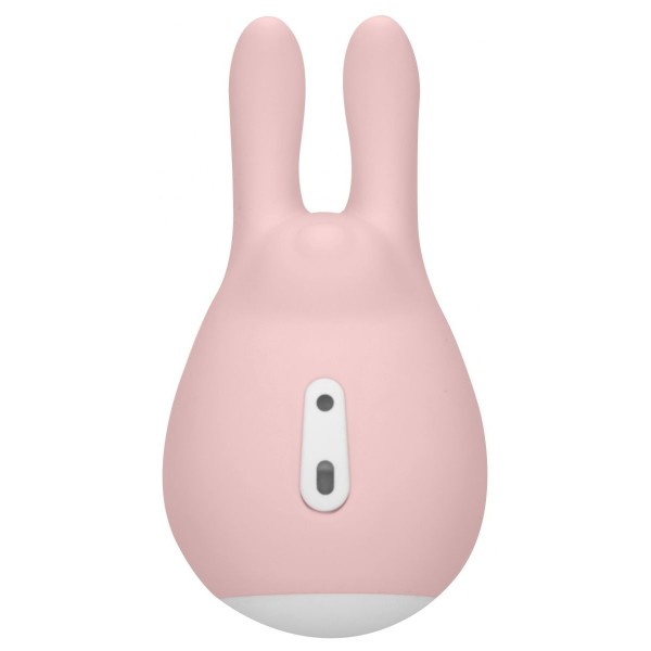 Розовый клиторальный стимулятор Love Bunny - 9,4 см