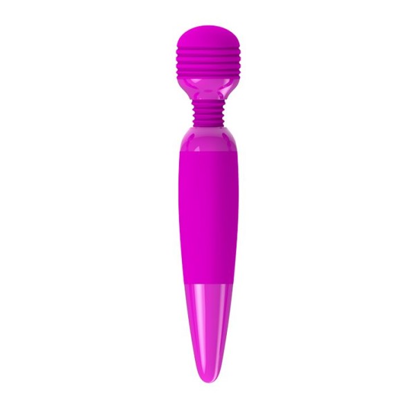 Лиловый вибромассажер Flirtatious Wand - 25 см