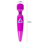 Лиловый вибромассажер Flirtatious Wand - 25 см