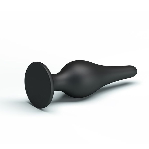 Анальная пробка на присоске среднего размера Sensitive Prostate Plug - 14 см