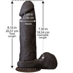 Темнокожий фаллоимитатор из UR3 - 20,57 см