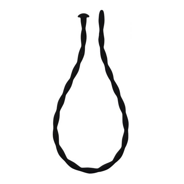 Силиконовый уретральный массажер Wavy Urethral Plug Large - 30 см