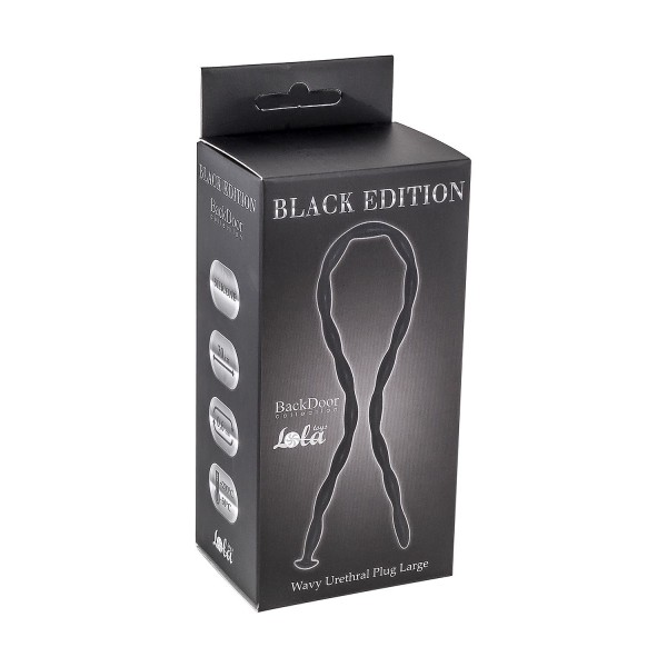 Силиконовый уретральный массажер Wavy Urethral Plug Large - 30 см