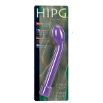 Фиолетовый вибростимулятор для G-точки HIP-G - 18,5 см