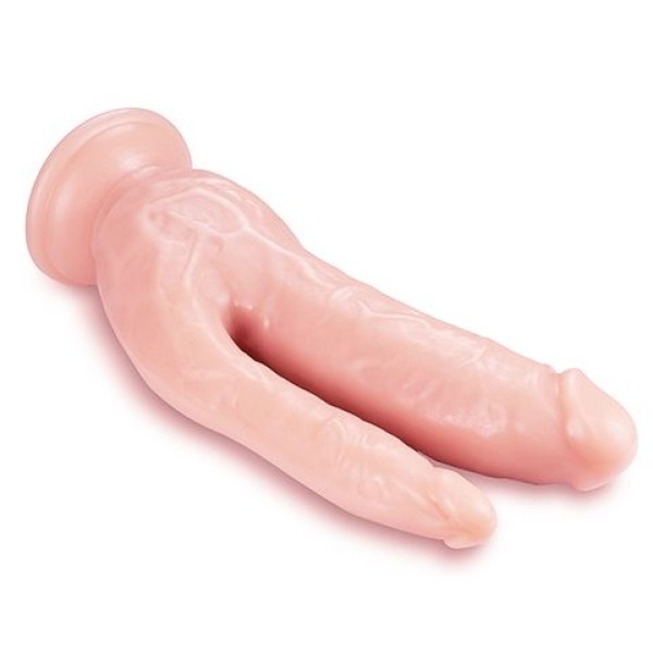 Телесный фаллоимитатор 8 Inch DP Cock - 20,32 см