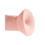 Телесный фаллоимитатор на присоске 6  Triple Density Cock - 18,4 см