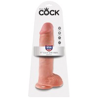 Реалистичный фаллоимитатор на присоске 11 Cock with Balls - 28 см. Реалистичный фаллоимитатор на присоске 11 Cock with Balls - 28 см.