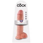 Реалистичный фаллоимитатор на присоске 11 Cock with Balls - 28 см