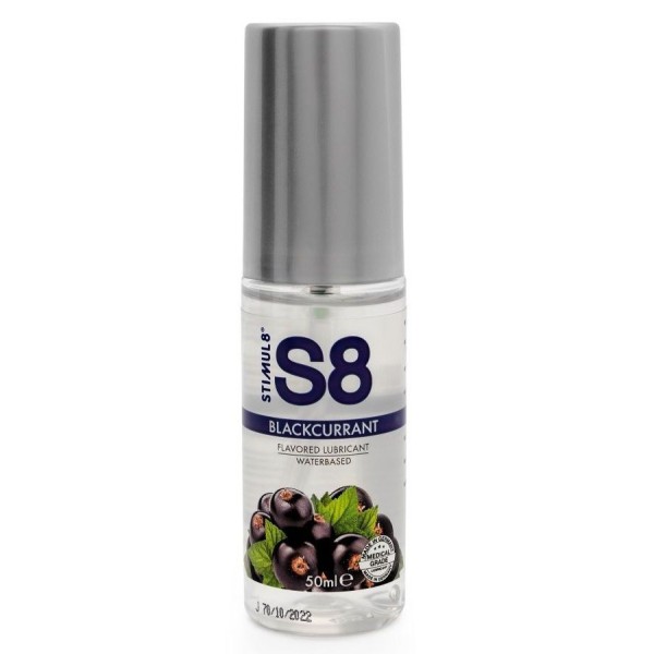 Лубрикант S8 Flavored Lube со вкусом чёрной смородины - 50 мл