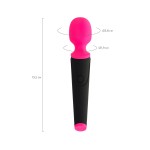 Черно-розовый вибростимулятор ASTER - 19,5 см