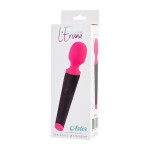 Черно-розовый вибростимулятор ASTER - 19,5 см