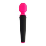 Черно-розовый вибростимулятор ASTER - 19,5 см