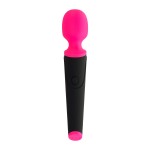 Черно-розовый вибростимулятор ASTER - 19,5 см