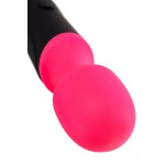 Черно-розовый вибростимулятор ASTER - 19,5 см