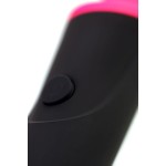 Черно-розовый вибростимулятор ASTER - 19,5 см