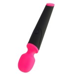 Черно-розовый вибростимулятор ASTER - 19,5 см