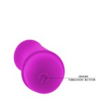 Фиолетовый вибратор Pretty Love Antony - 11,7 см
