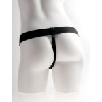Телесный перезаряжаемый вибрострапон 7  Hollow Rechargeable Strap-on with Balls - 20,3 см