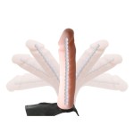 Гибкий фаллоимитатор-реалистик на трусиках Ultra Passionate Harness - 21,5 см
