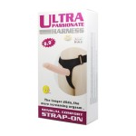 Гибкий фаллоимитатор-реалистик на трусиках Ultra Passionate Harness - 21,5 см