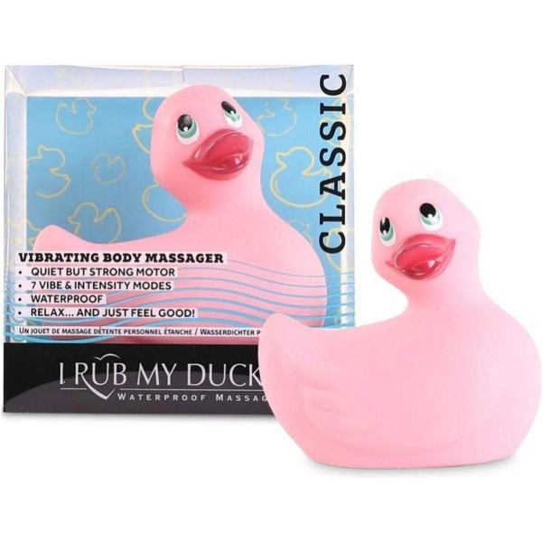 Розовый вибратор-уточка I Rub My Duckie 20