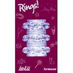 Фиолетовая насадка на пенис Rings Armour