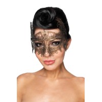 Золотистая карнавальная маска Рукба 