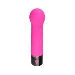 Розовый силиконовый мини-вибратор Lil Gspot - 13 см