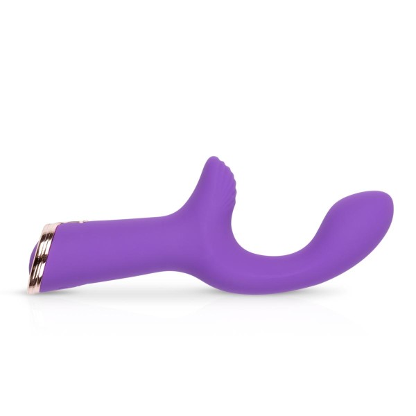 Фиолетовый вибратор The Baroness G-spot Vibrator - 19,5 см