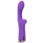 Фиолетовый вибратор The Baroness G-spot Vibrator - 19,5 см
