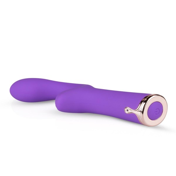 Фиолетовый вибратор The Baroness G-spot Vibrator - 19,5 см